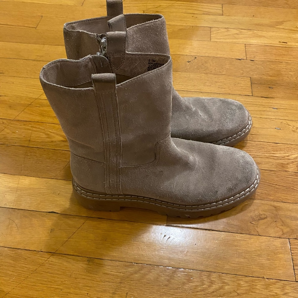 Anthropologie Mid-calf Tan Boots